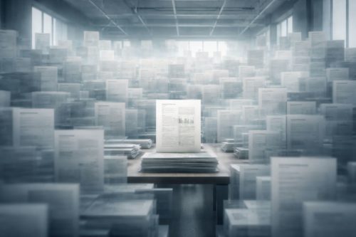 Saturación de contenido digital banal generado con IA ahogando información valiosa